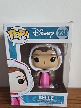 Funko Belle Vinyl Figure - Pink and White Hooded Dress